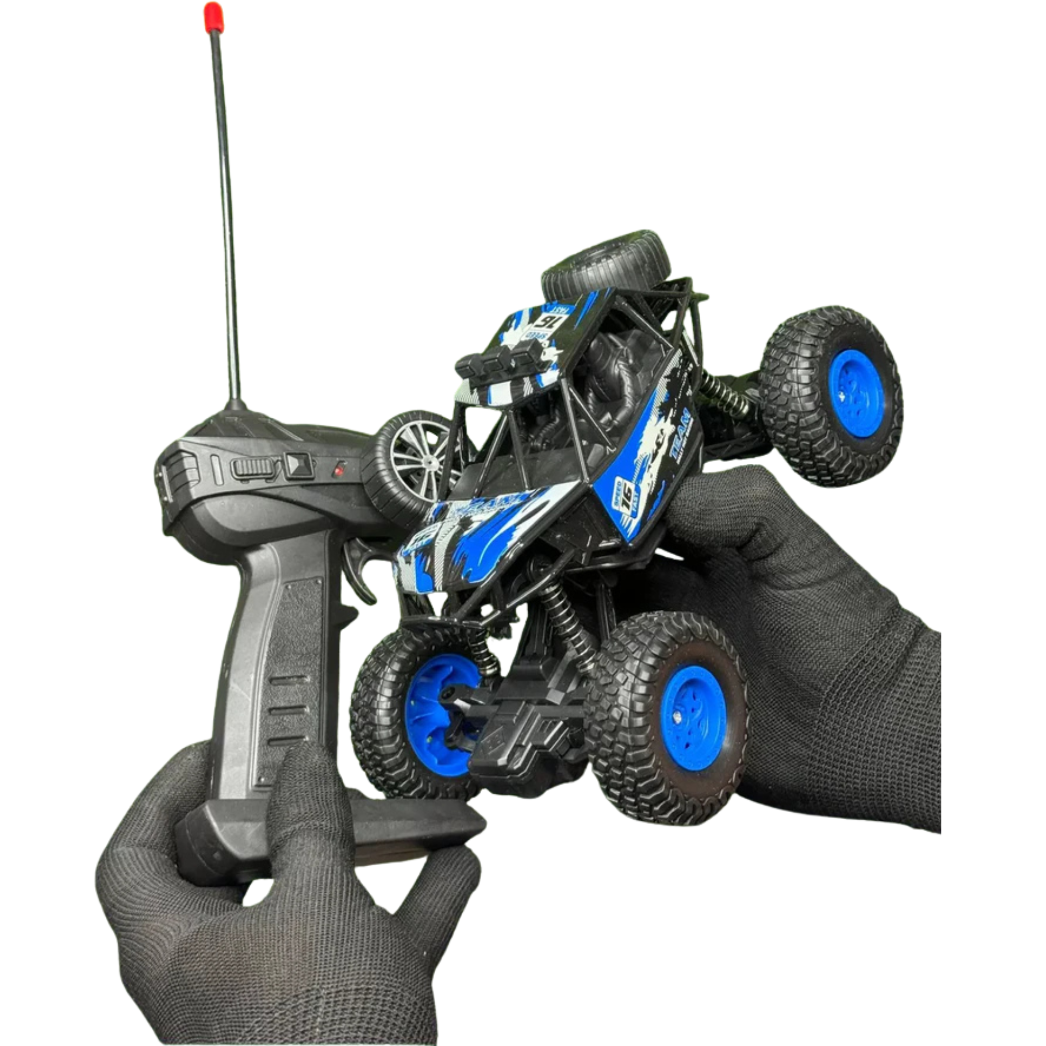 Off-Road RC Buggy 1:20 | 2WD, 2.4GHz Remote – Blue