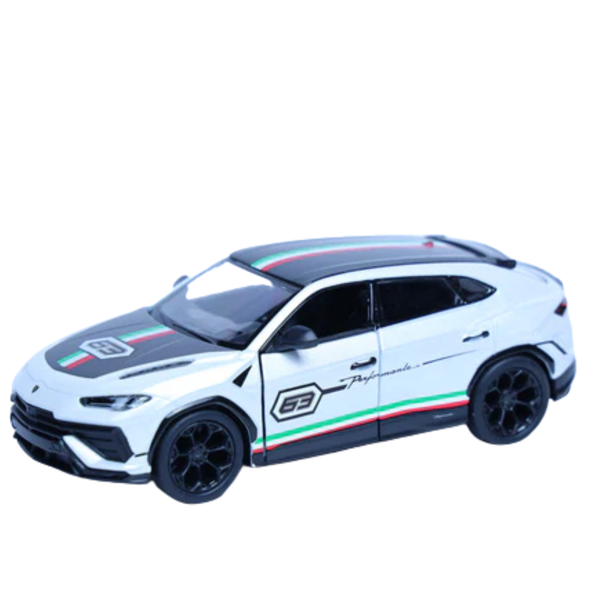Lamborghini Urus White | 1:40 scale | Pullback Option |  | Two Doors Openable