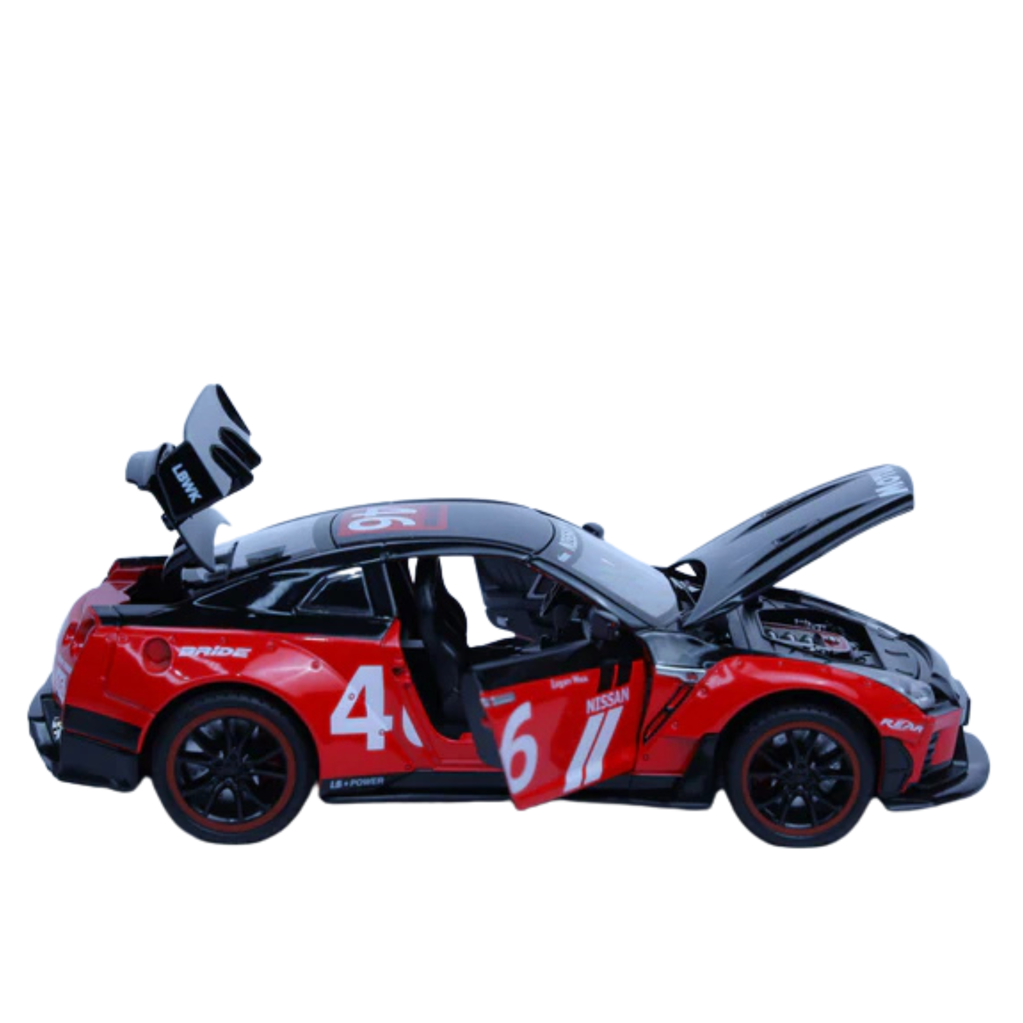 Nissan GTR Jaiye 1:22 Scale Diecast Model Car | Working Lights & Doors | Premium Collectible