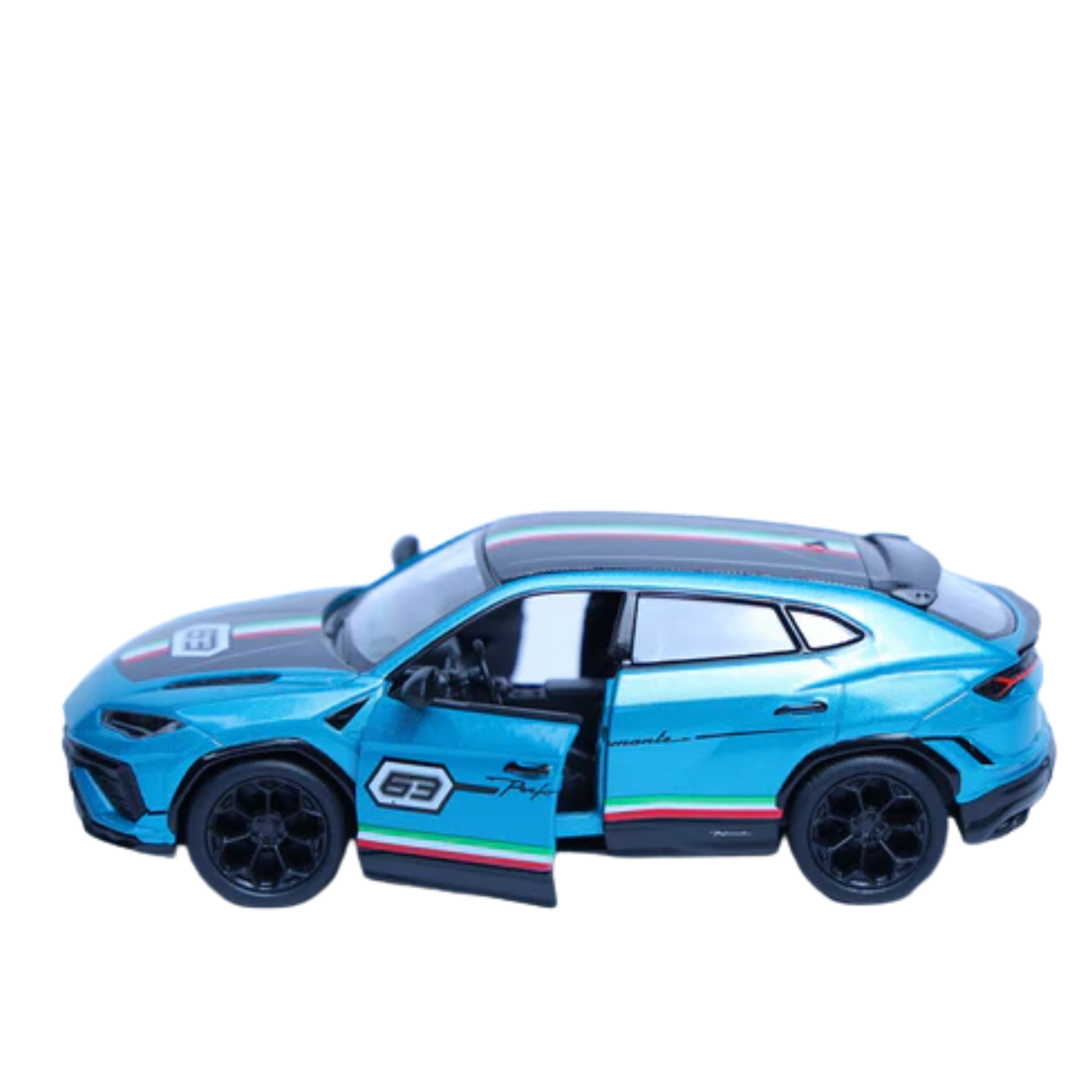 Lamborghini Urus 1:40 BLUE Scale Diecast Model Car | Pullback Action & Openable Doors