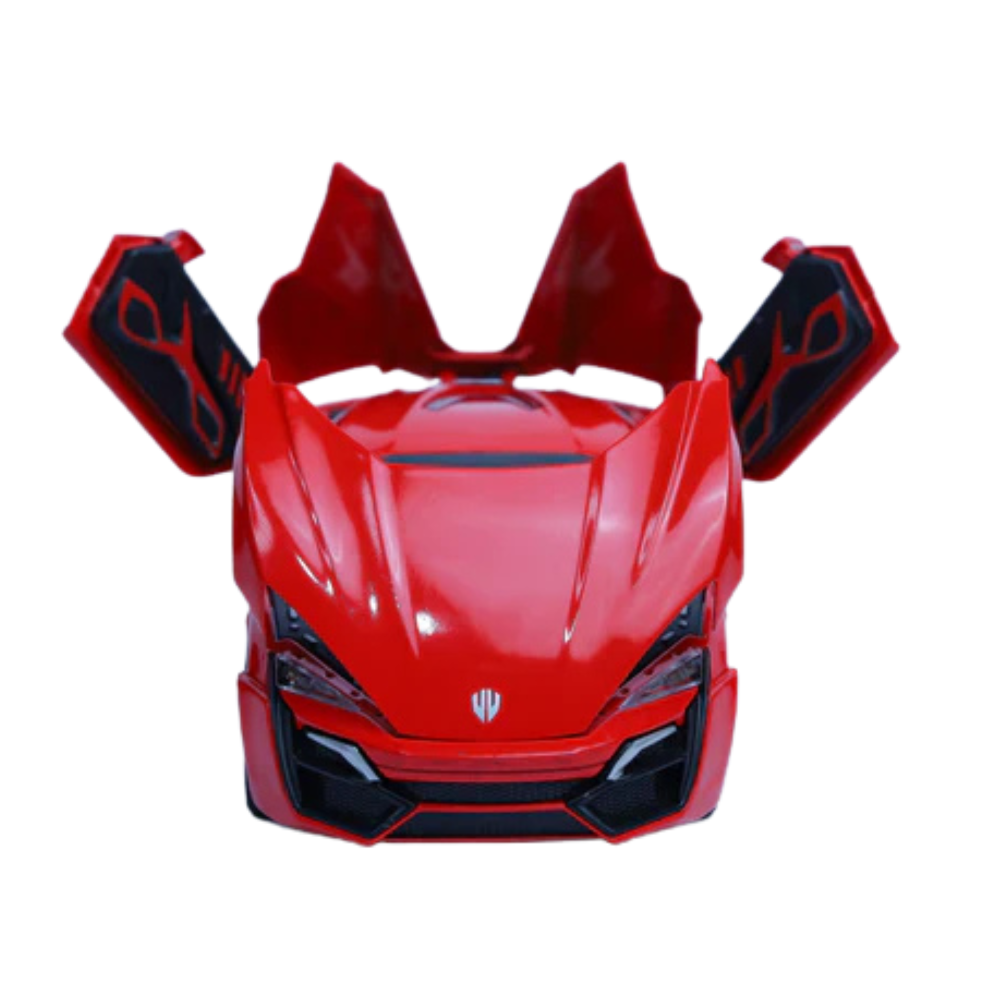 Lykan Hypersport Red 1:24 Scale Diecast Model Car | Openable Doors & Lights | Exotic Hypercar Collectible