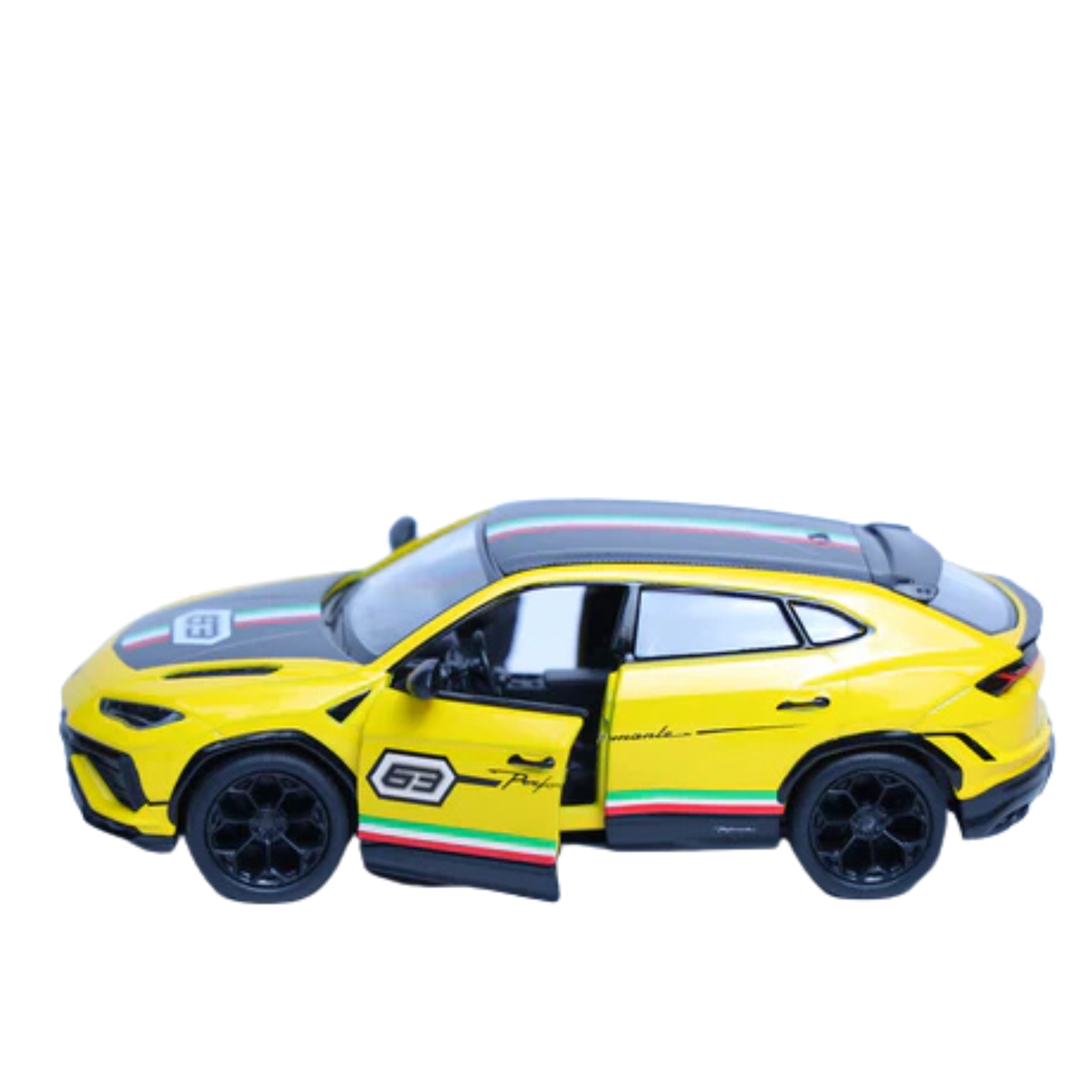Lamborghini Urus 1:40 YELLOW Scale Diecast Model Car | Pullback Action & Openable Doors