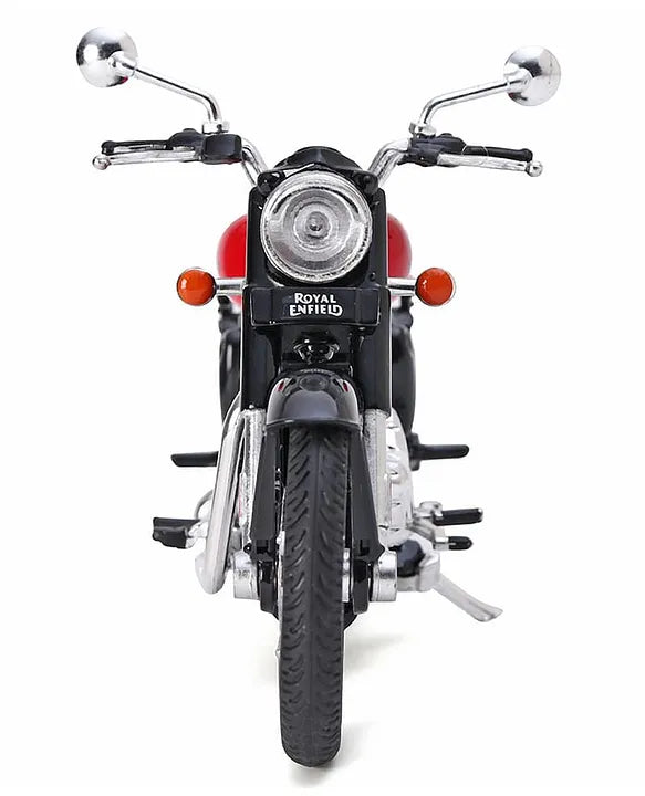 Royal Enfield Classic 350 Diecast Bike 1:15 Scale – Premium Metal Motorcycle Model with Interchangeable Fuel Tanks & Pull-Back Action