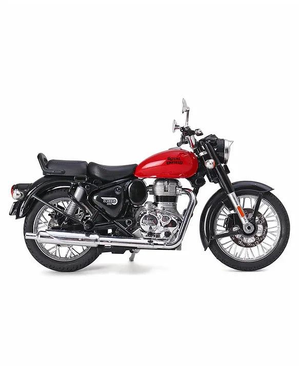 Royal Enfield Classic 350 Diecast Bike 1:15 Scale – Premium Metal Motorcycle Model with Interchangeable Fuel Tanks & Pull-Back Action