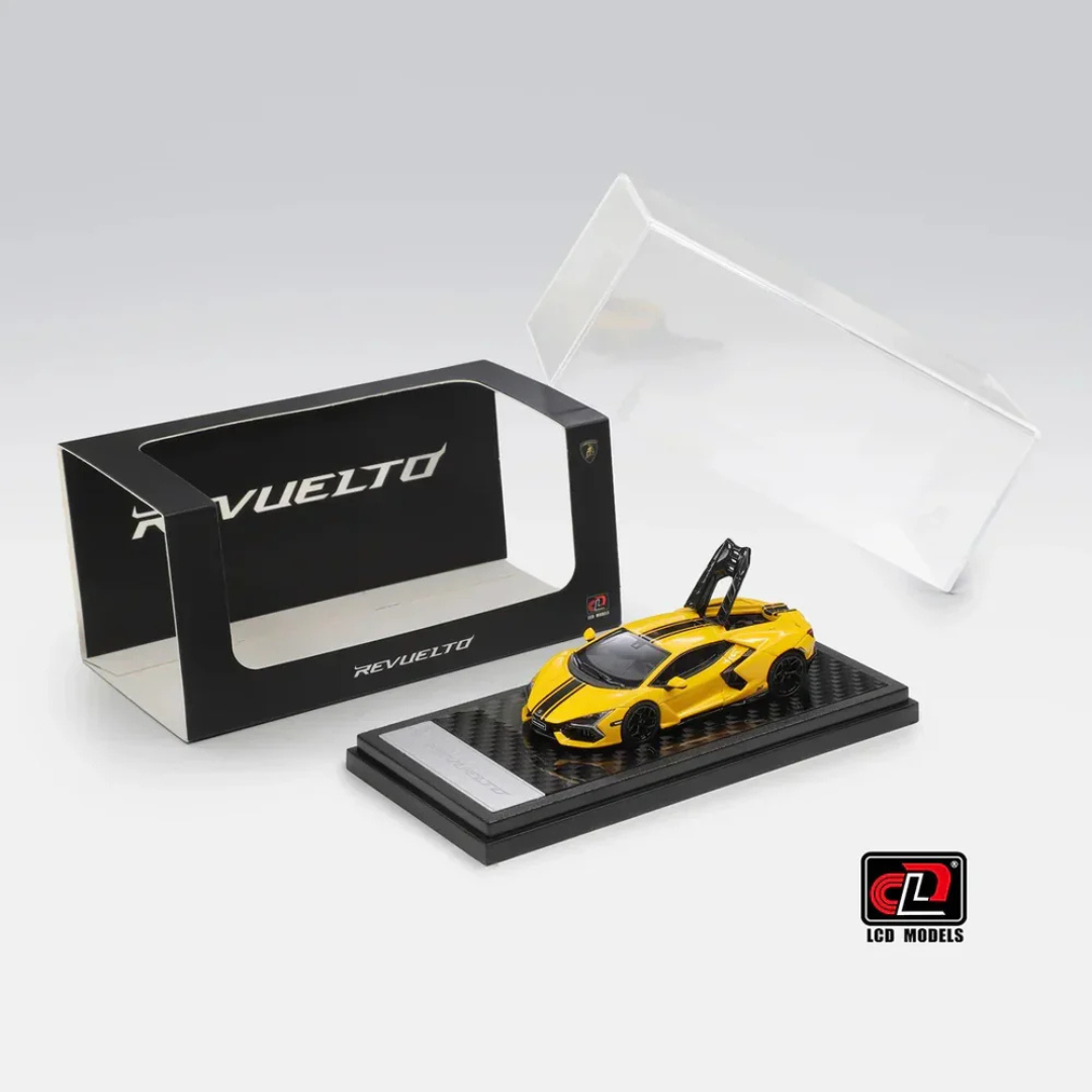 LCD Models Lamborghini Revuelto Yellow Hypercar - LCD64042-YE20