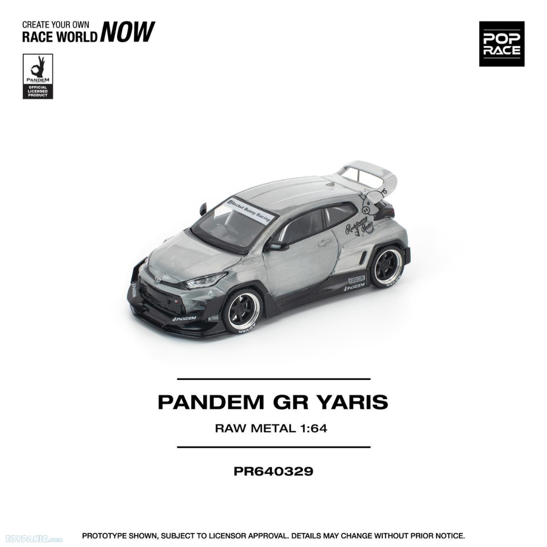 Pop Race Pandem GR Yaris Raw Metal PR640329