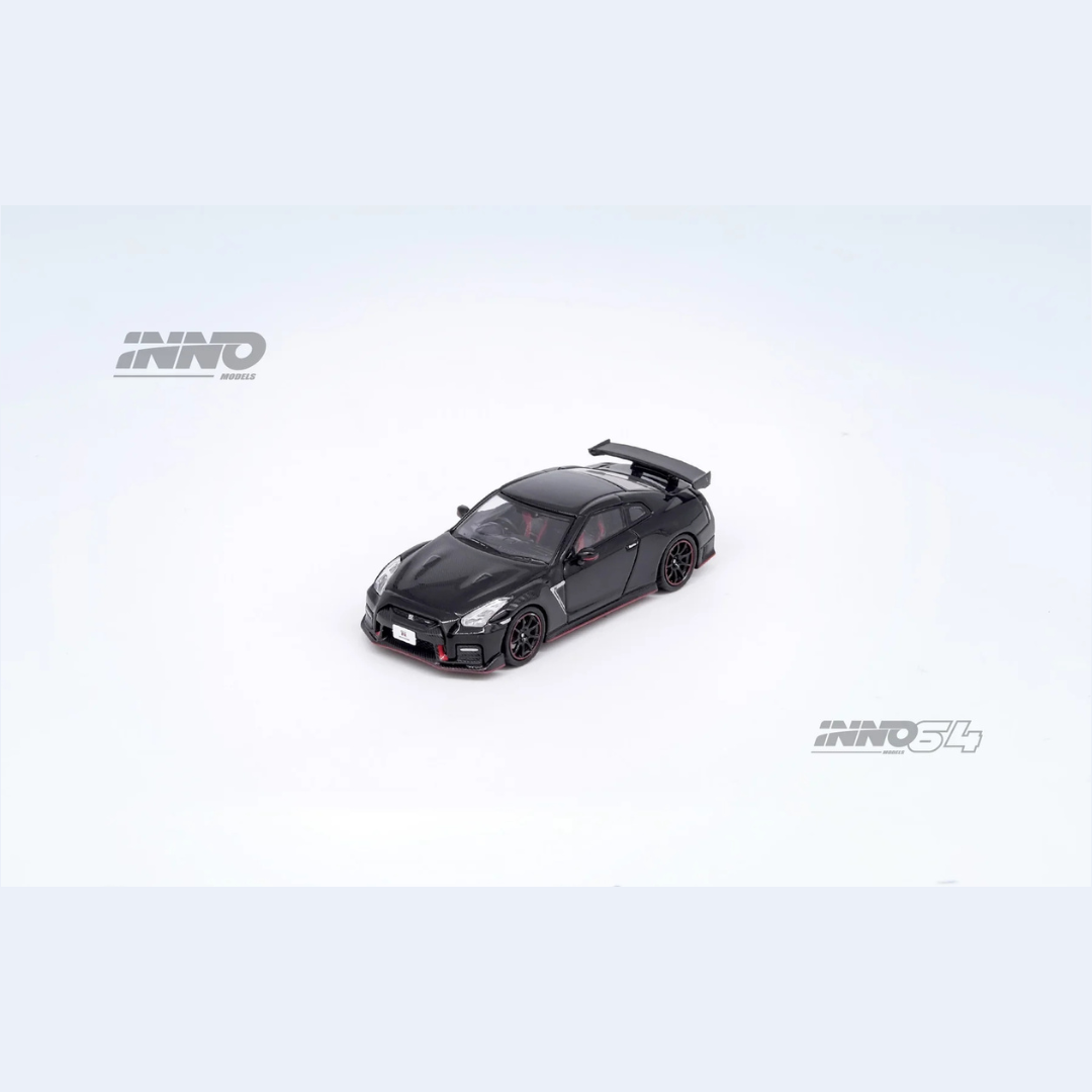 INNO64 Nissan Skyline GT-R R35 Nismo Black Carbon Hood - IN64-R35N-BLA