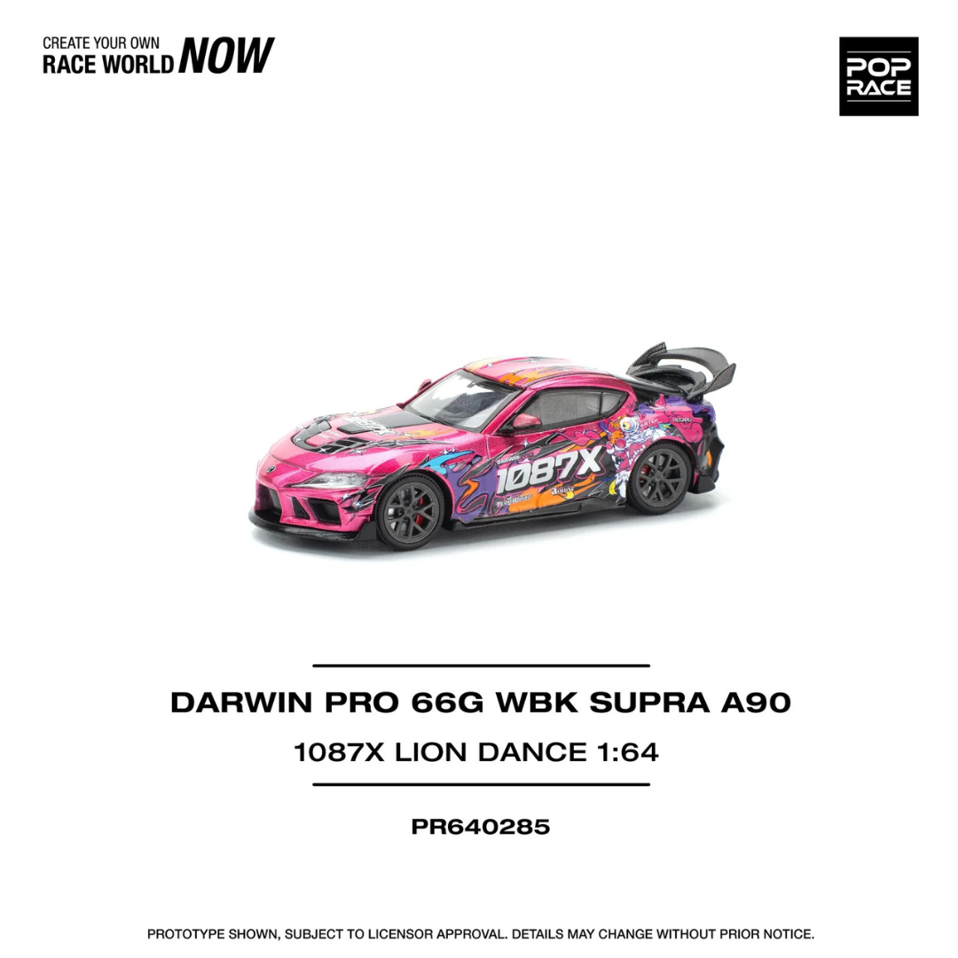 Pop Race Darwin Pro 66G WBK Toyota GR Supra A90 1087X Lion Dance PR64X37 (PR640285)