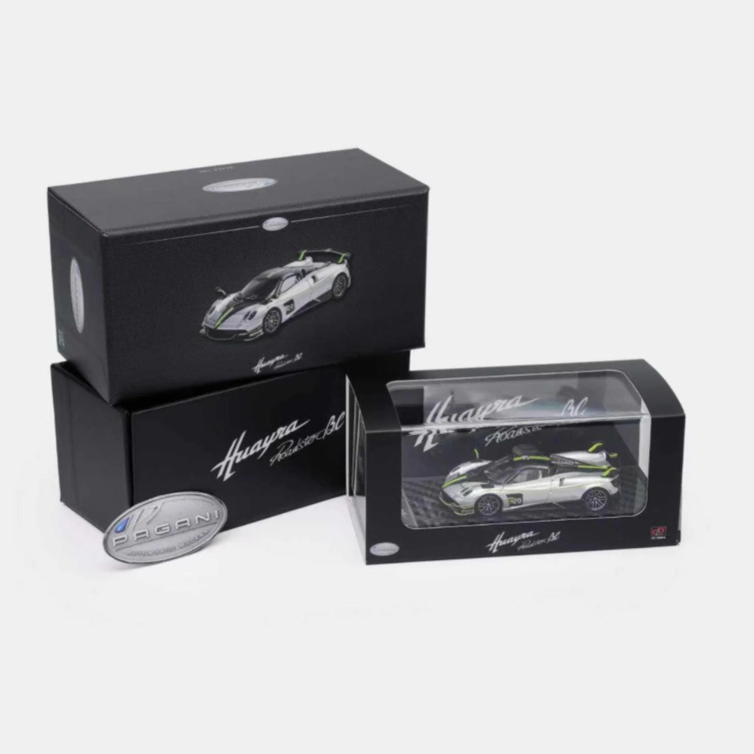 LCD Models Pagani Huayra Roadster BC White #20 - LCD64011-SG