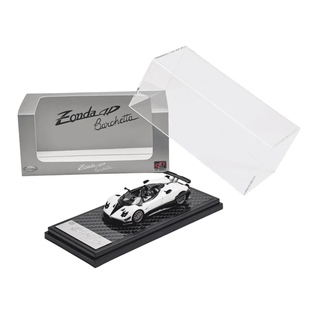 LCD Models Pagani Zonda HP Barchetta White Hypercar -LCD64018-WH
