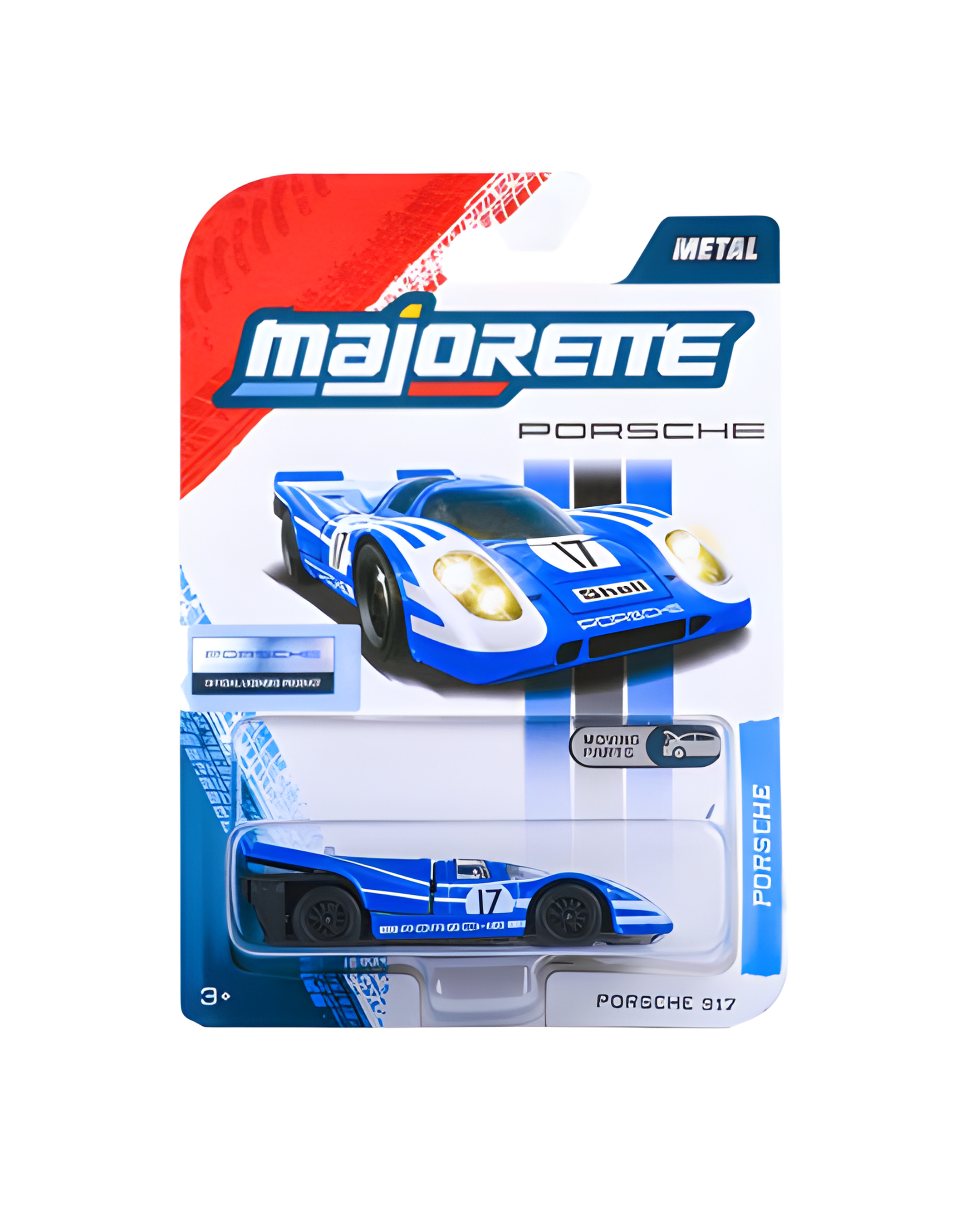 Majorette Porsche 917 1:64 Scale Diecast Metal Toy Car – Official Porsche Licensed Racing Model
