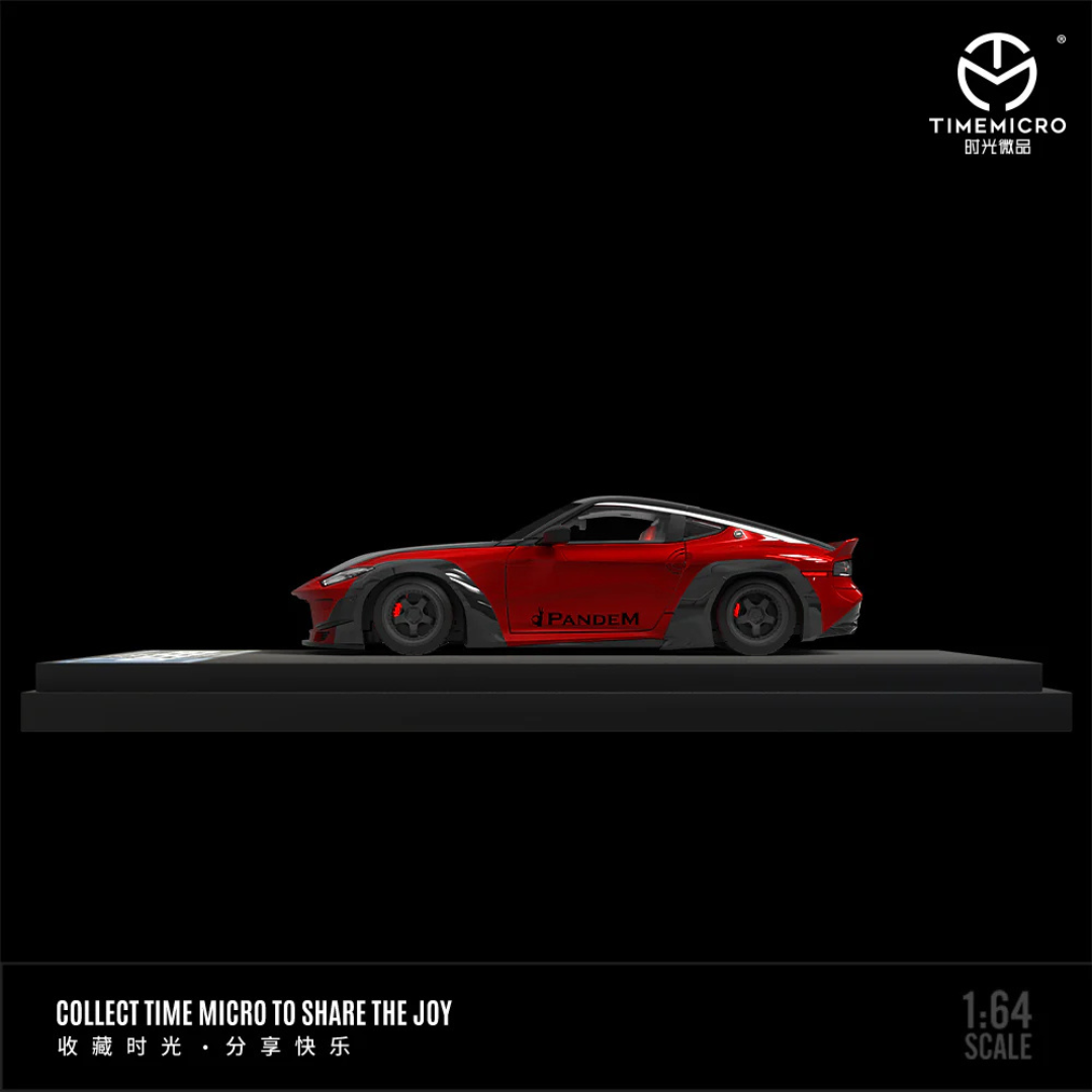 Time Micro Nissan 400Z Pandem Rocket Bunny Widebody Red/Black Limited Edition -TM649101-1
