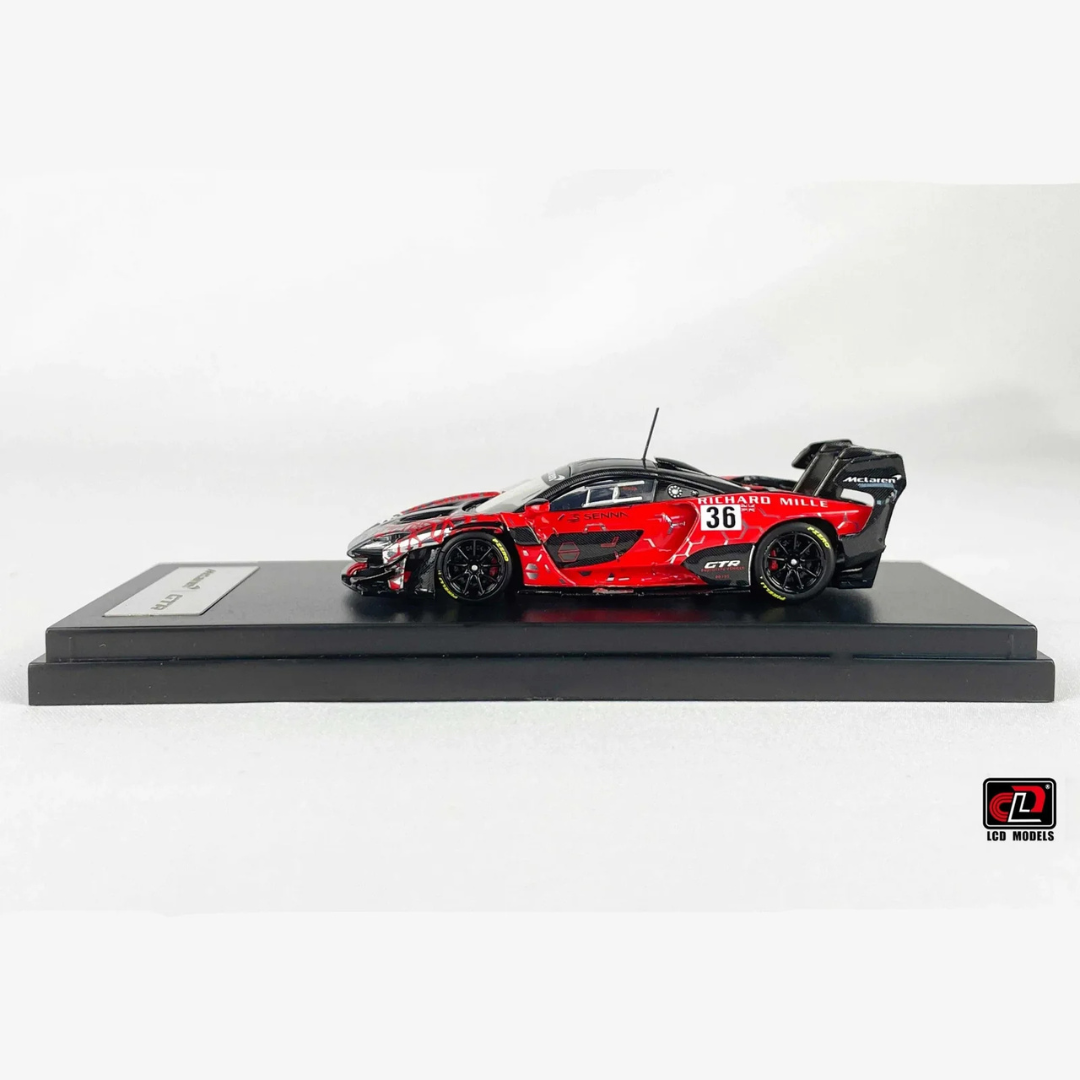 LCD Models McLaren Senna GTR Richard Mille Livery Red - LCD64024-RE