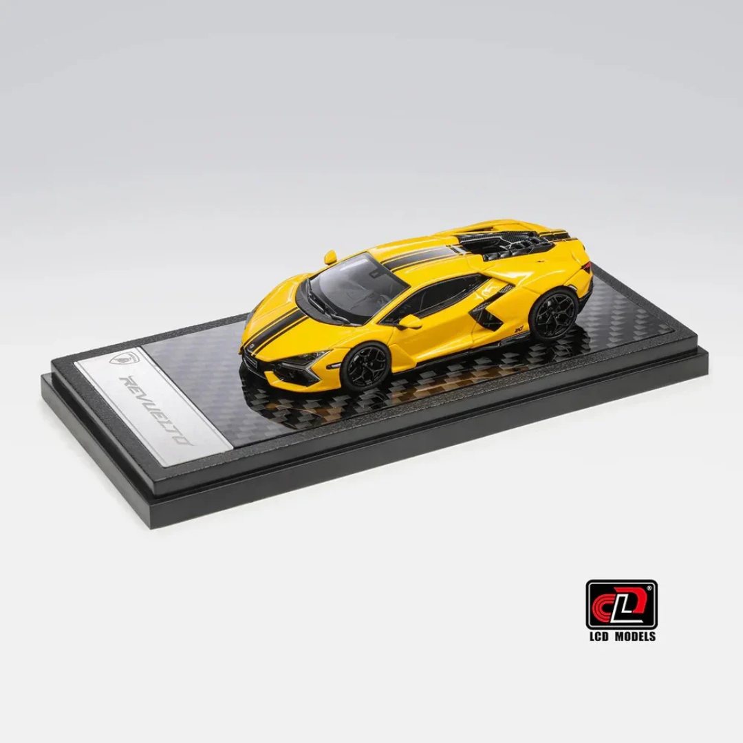LCD Models Lamborghini Revuelto Yellow Hypercar - LCD64042-YE20