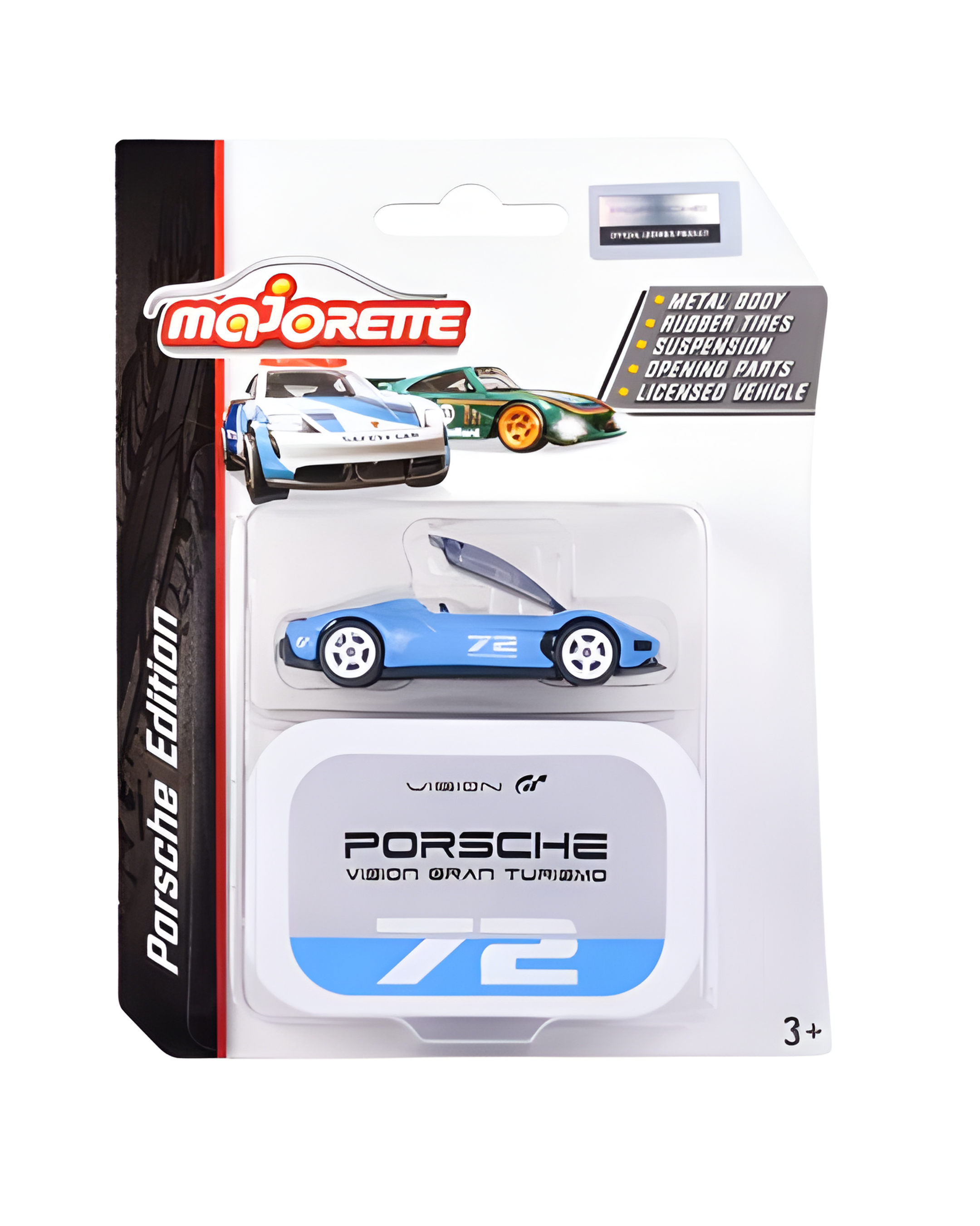 Majorette Porsche Vision Gran Turismo 1:64 Scale Diecast Metal Concept Car – Porsche Edition