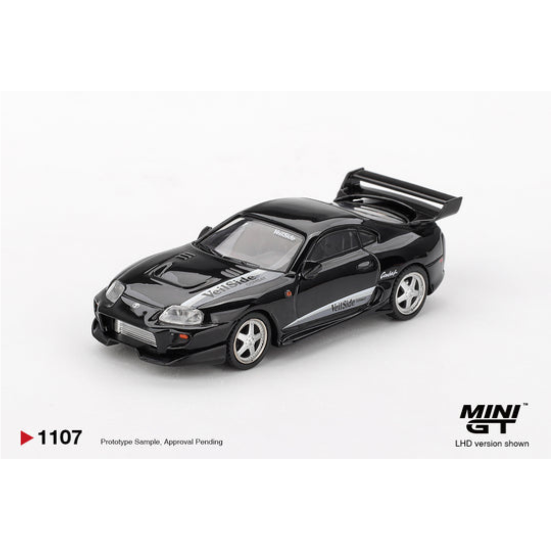 Mini GT Toyota Supra VeilSide Combat V-II Black - MGT01107-BL - Blister Version