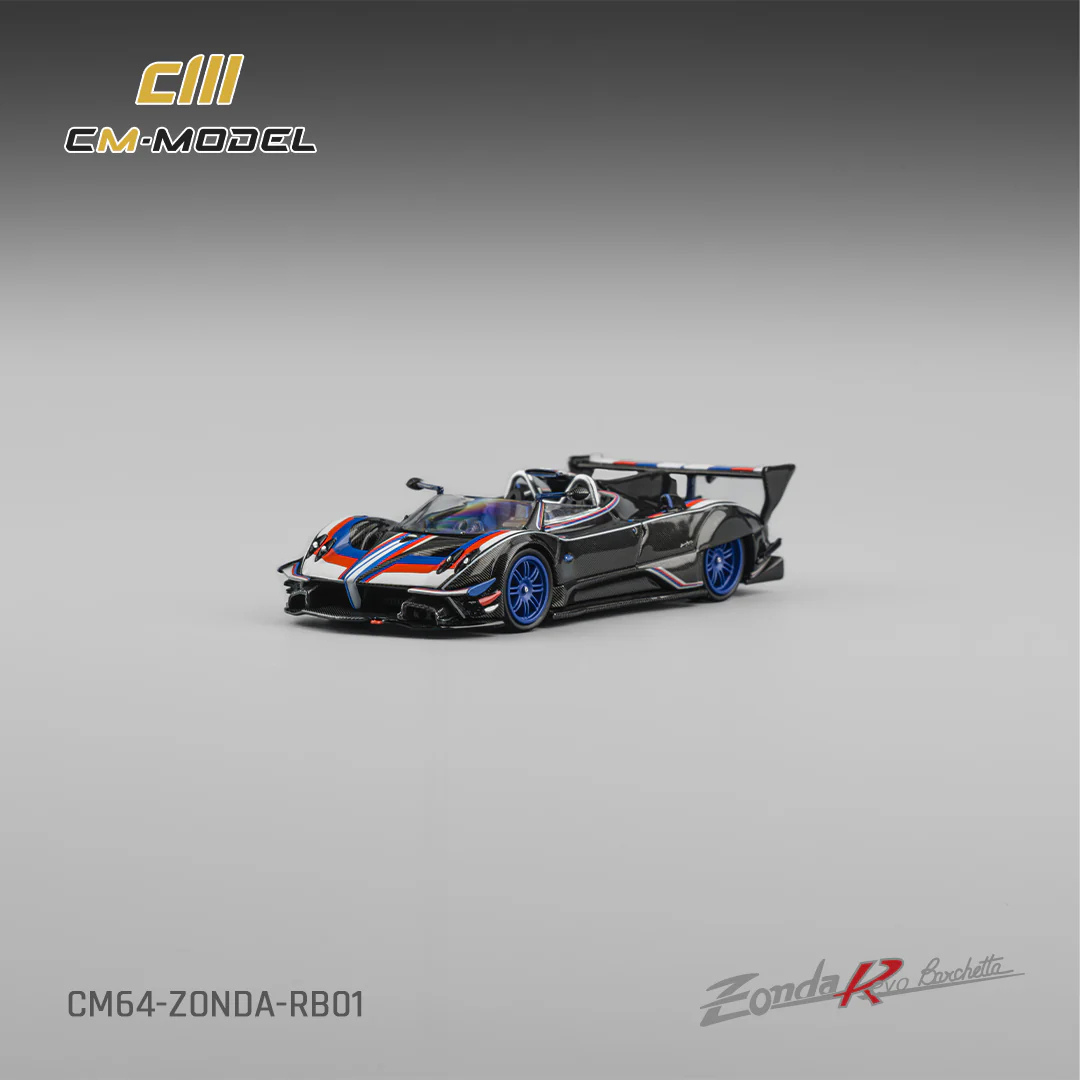 CM-Model Pagani Zonda Revo Barchetta Carbon Fiber Livery - CM64-ZONDA-RB01