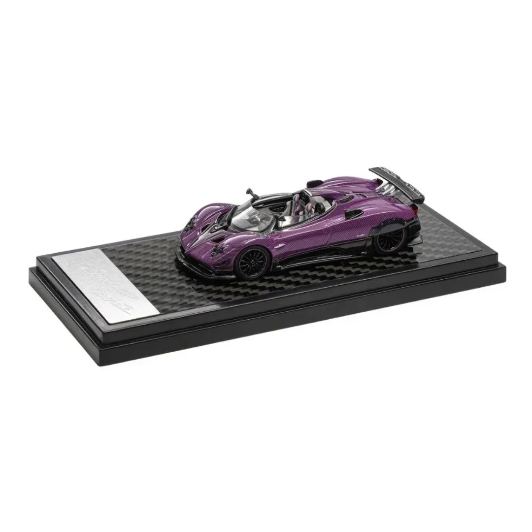 LCD Models Pagani Zonda HP Barchetta Carbon Purple Hypercar -LCD64018-CP