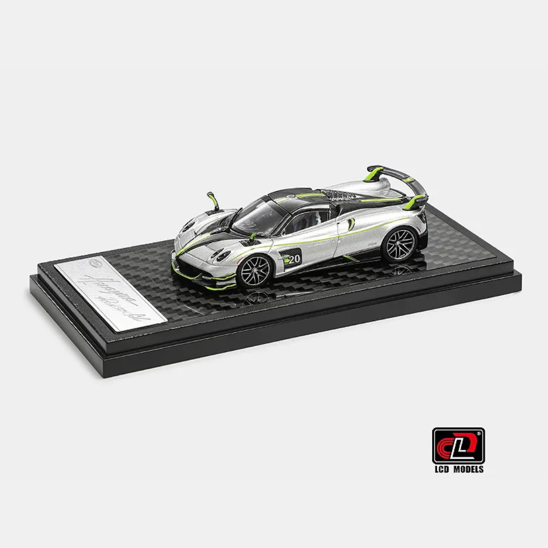 LCD Models Pagani Huayra Roadster BC White #20 - LCD64011-SG