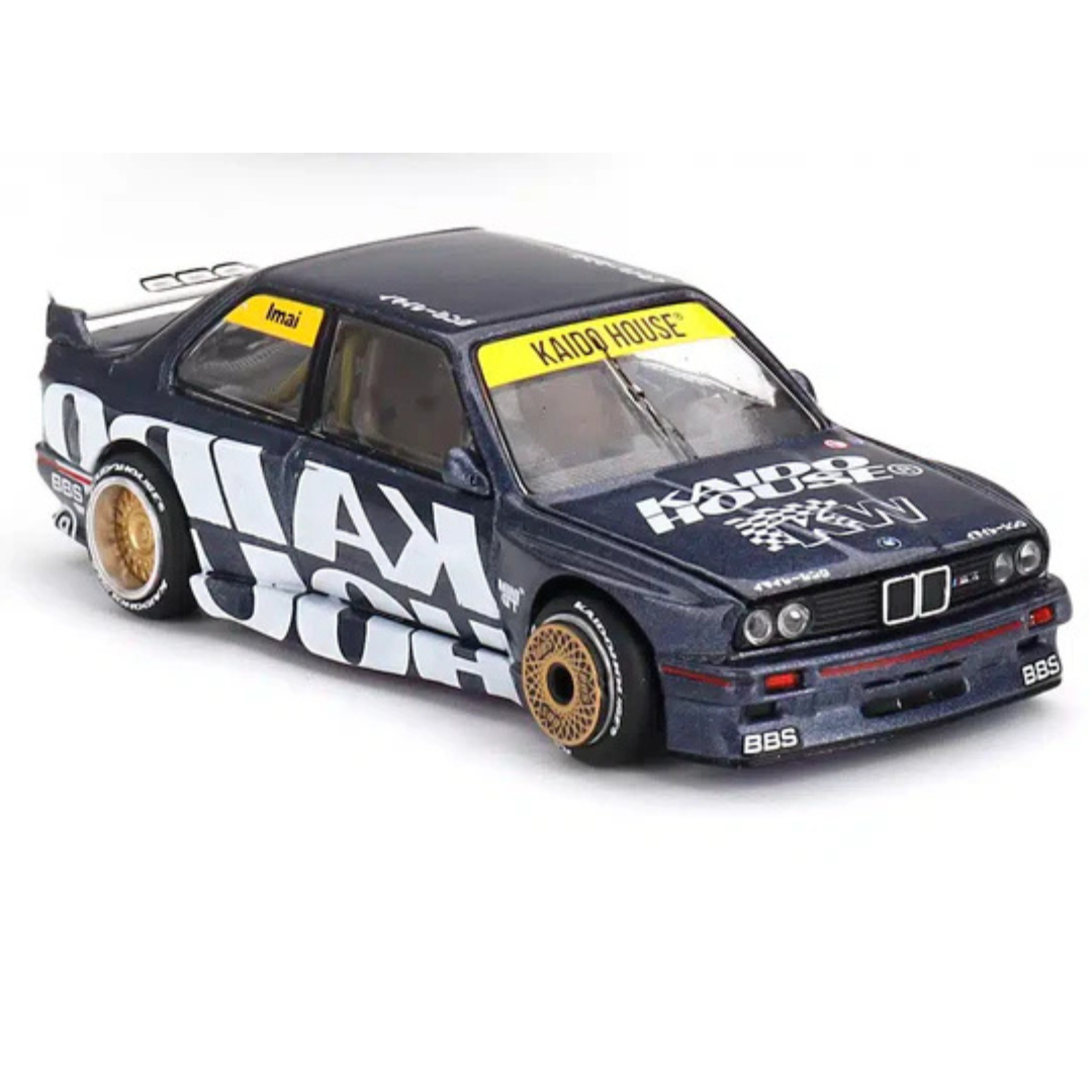 Kaido House x Mini GT BMW M3 (E30) Kaido Works V1 1:64 Diecast Widebody Car - KHMG154