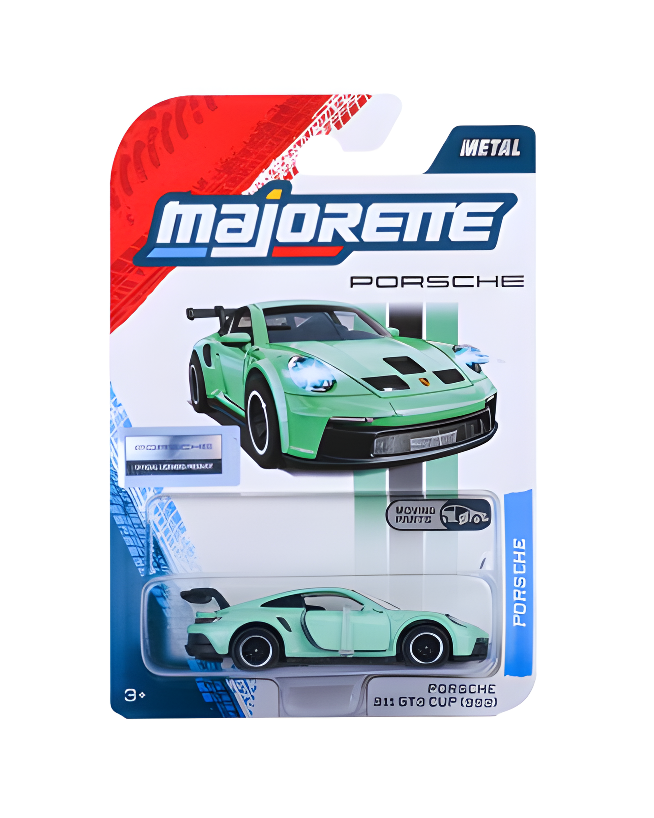 Majorette Porsche 911 GT3 Cup (992) 1:64 Scale Diecast Metal Toy Car – Official Porsche Licensed