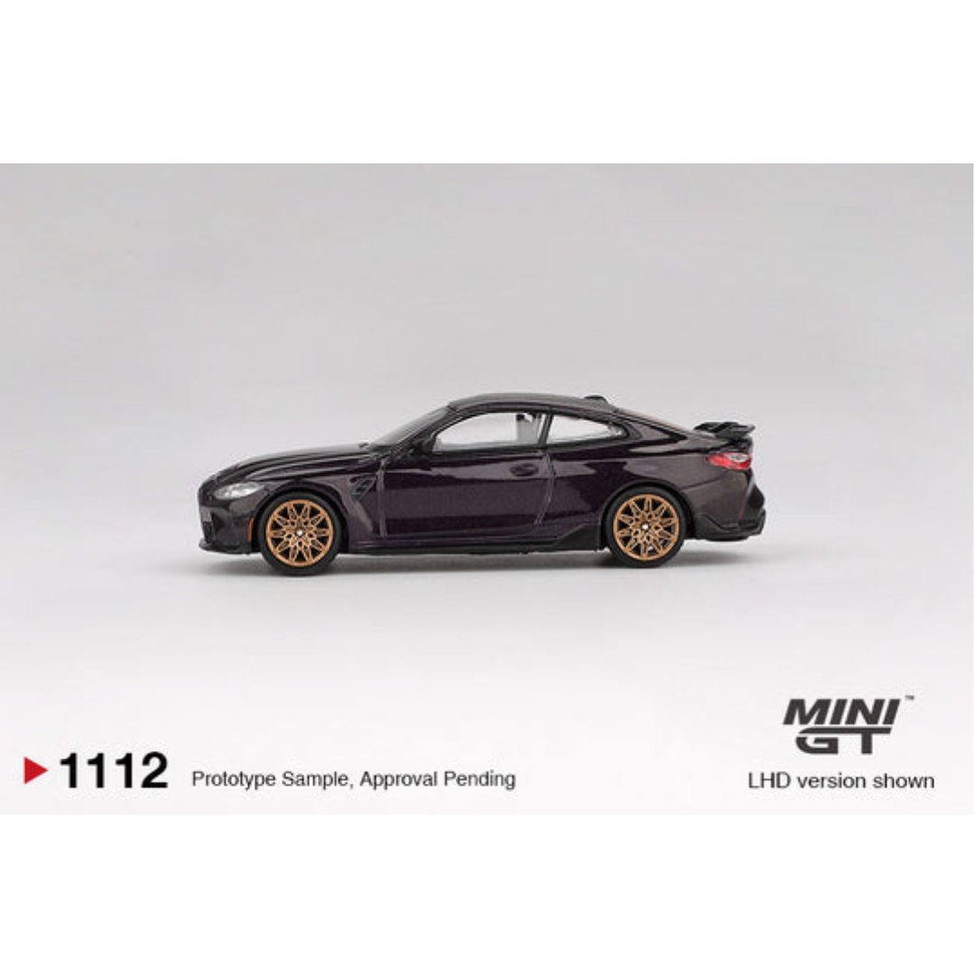 Mini GT BMW M4 M-Performance G82 Daytona Violet Gold Wheels - MGT01112-R - Box Version