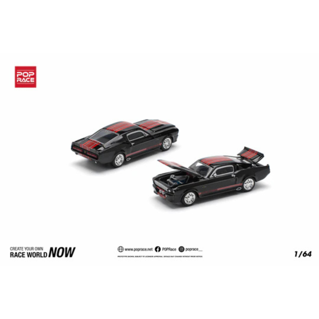 Pop Race Shelby Mustang GT500 Dark Chrome PR640218