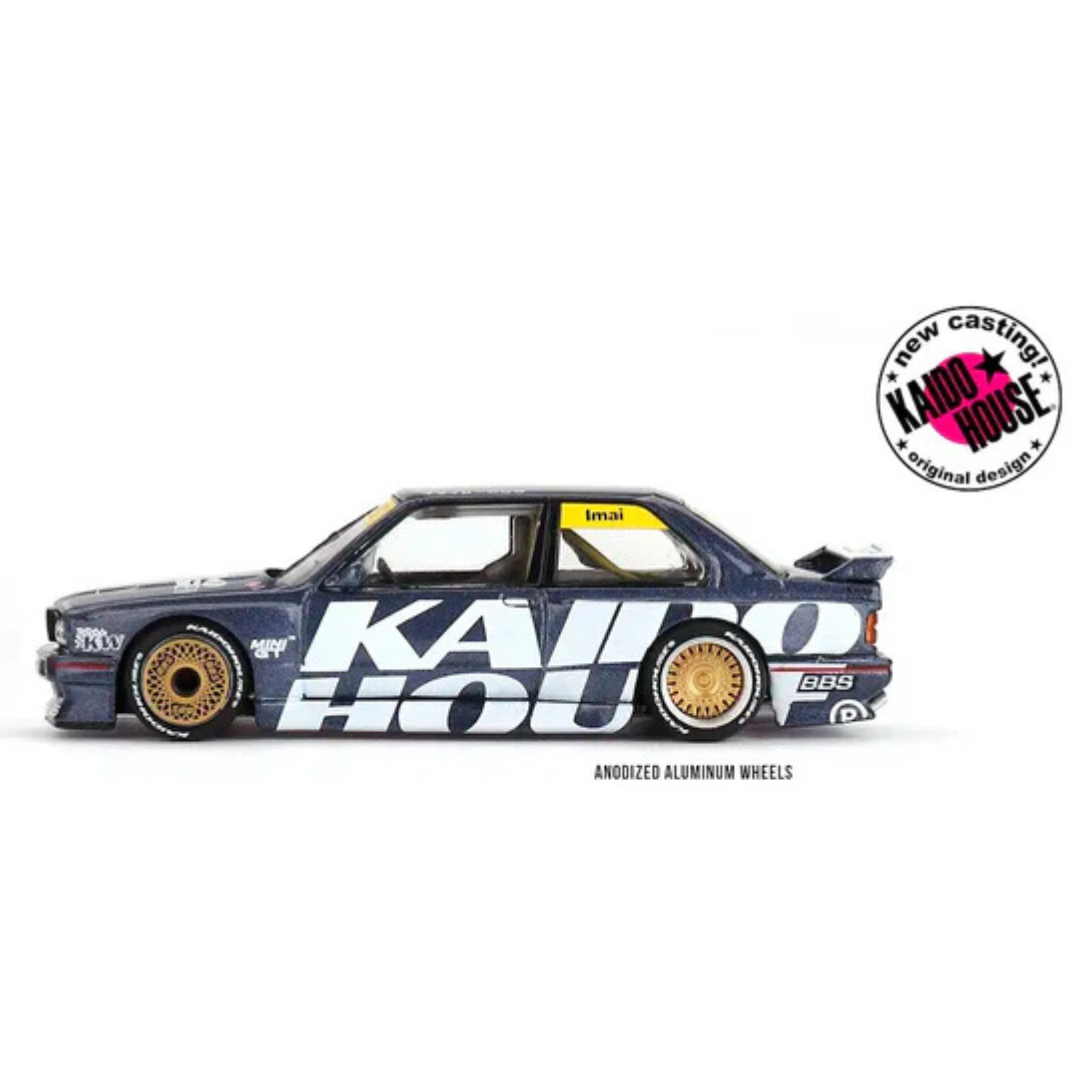 Kaido House x Mini GT BMW M3 (E30) Kaido Works V1 1:64 Diecast Widebody Car - KHMG154