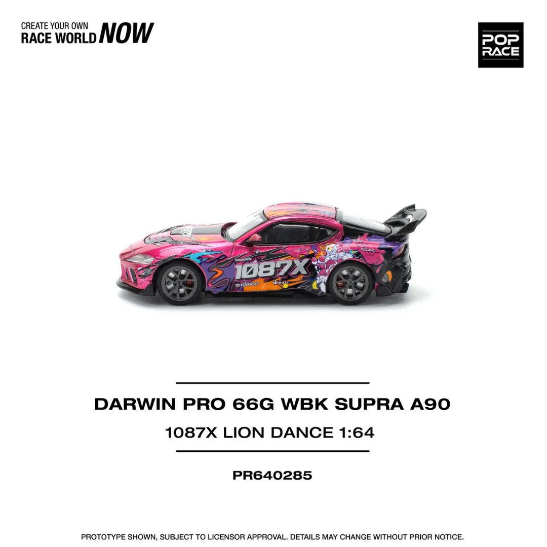 Pop Race Darwin Pro 66G WBK Toyota GR Supra A90 1087X Lion Dance PR64X37 (PR640285)