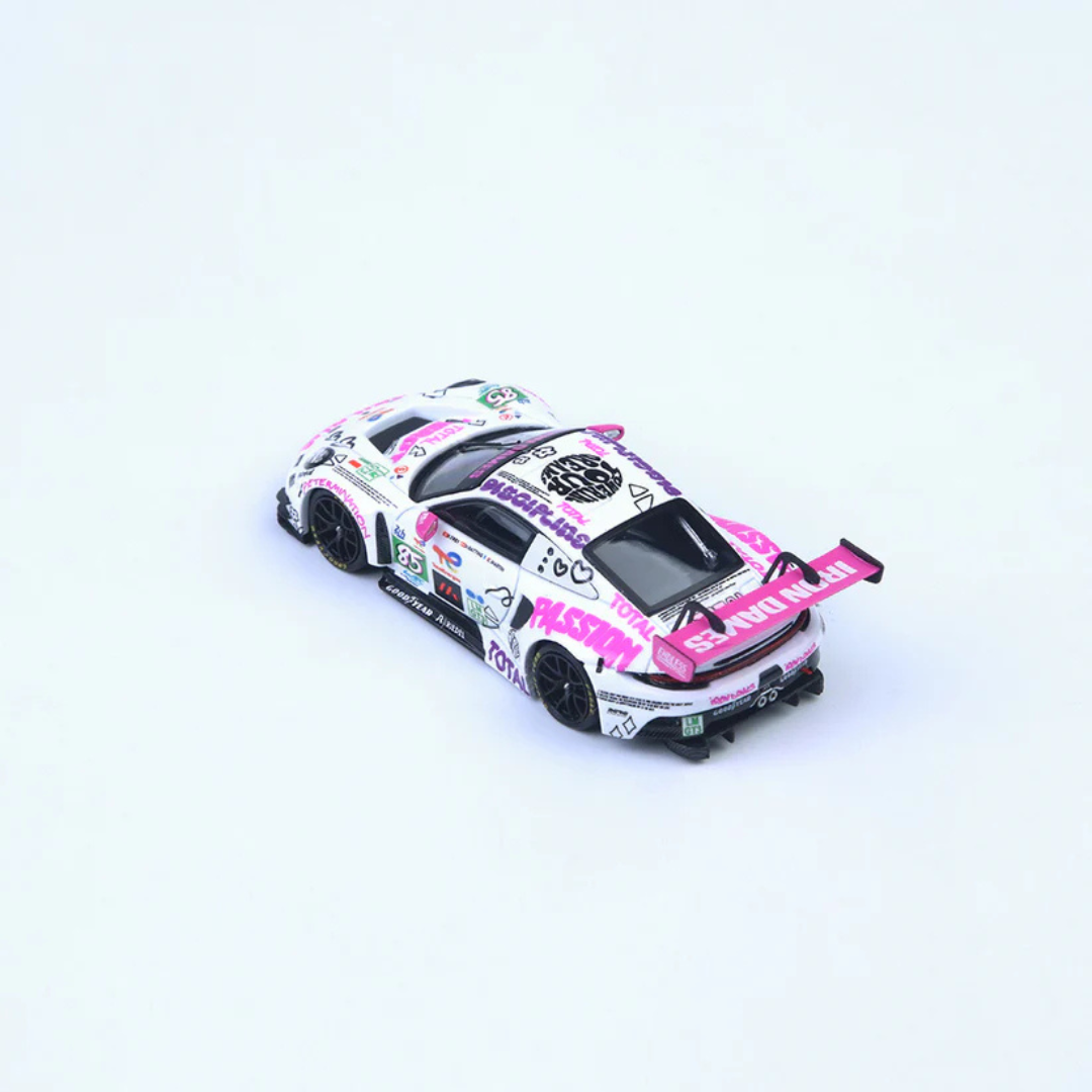 Star Race Porsche 992 GT3 R "Iron Dames" #85 White/Pink 1:64 Diecast Motorsport Car - SR64041