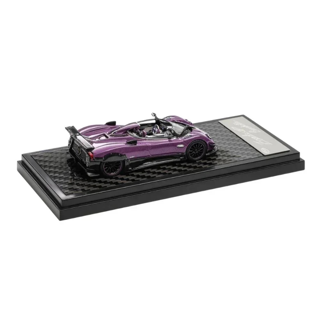 LCD Models Pagani Zonda HP Barchetta Carbon Purple Hypercar -LCD64018-CP