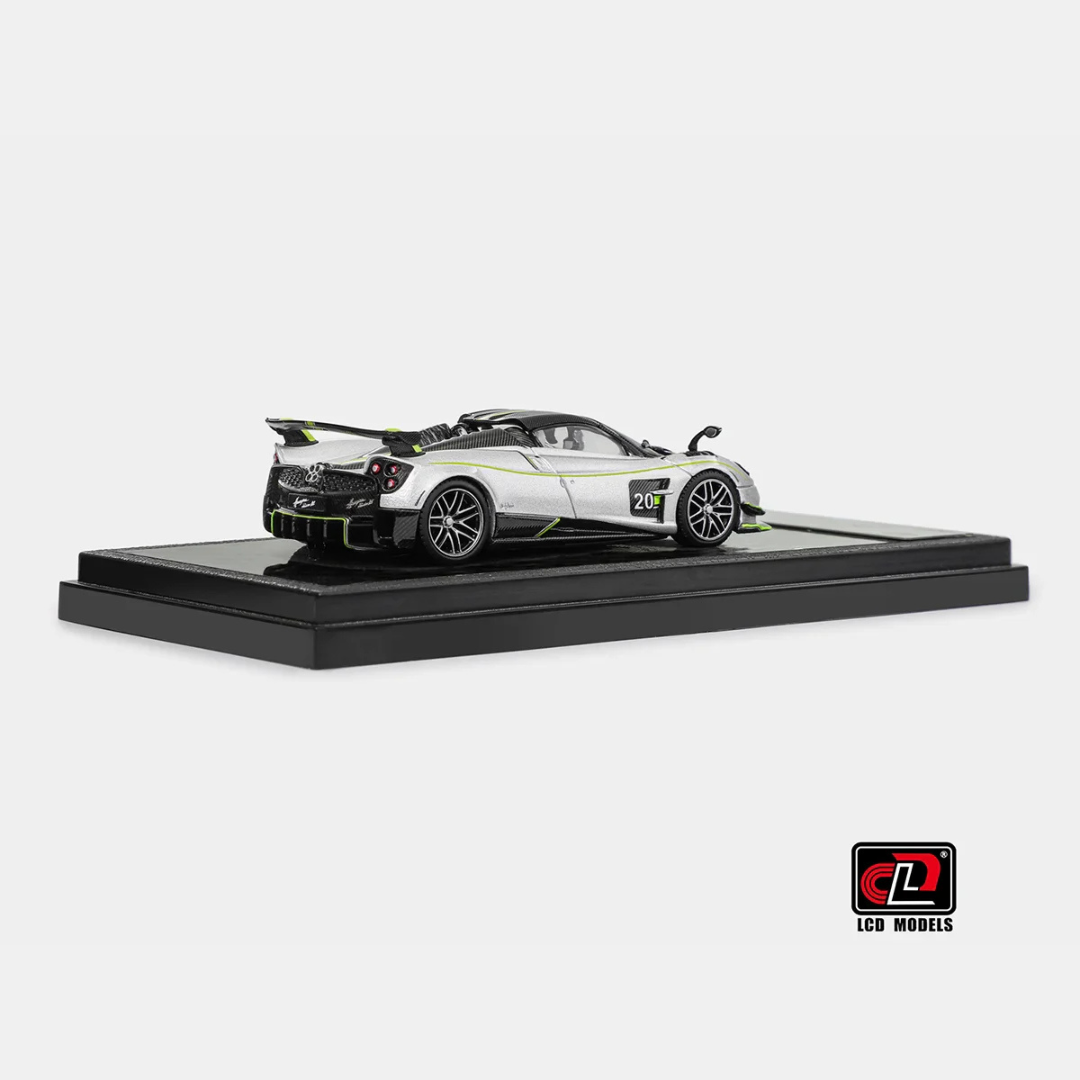 LCD Models Pagani Huayra Roadster BC White #20 - LCD64011-SG