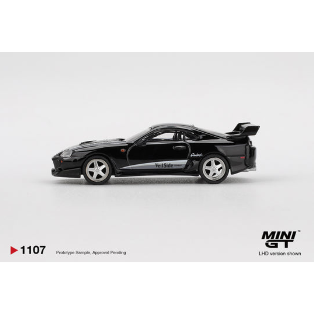 Mini GT Toyota Supra VeilSide Combat V-II Black - MGT01107-BL - Blister Version