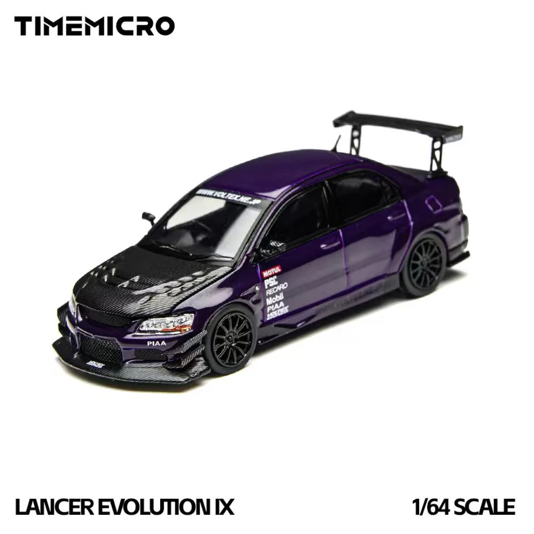 TimeMicro Mitsubishi Lancer Evolution IX Purple - TM800214