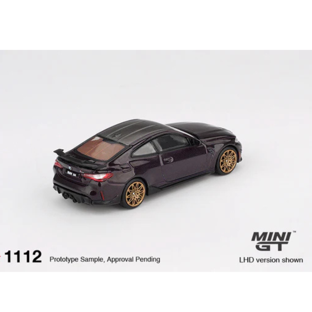 Mini GT BMW M4 M-Performance G82 Daytona Violet Gold Wheels - MGT01112-R - Box Version