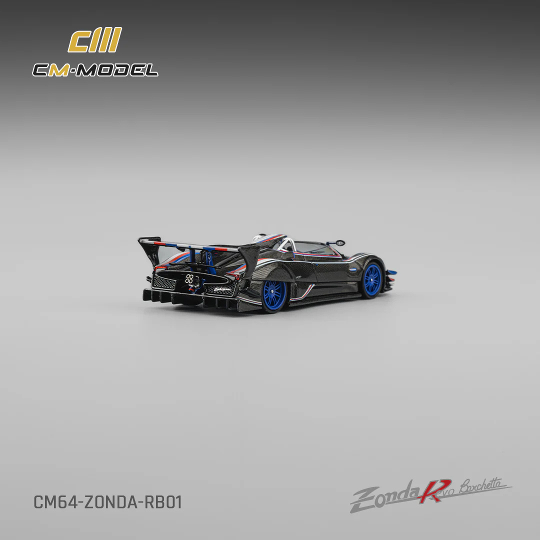 CM-Model Pagani Zonda Revo Barchetta Carbon Fiber Livery - CM64-ZONDA-RB01