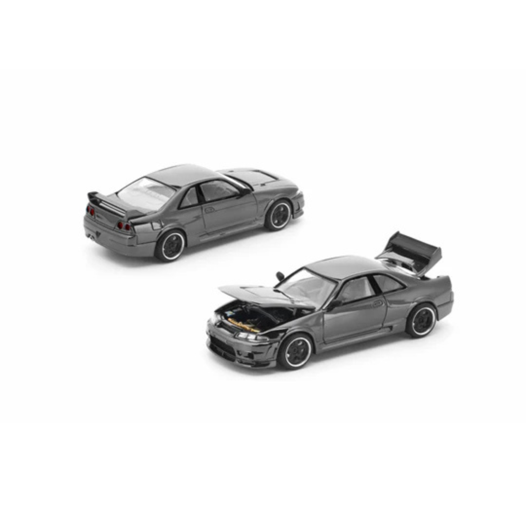 Pop Race Skyline GT-R R33 400R Dark Chrome Series PRDC-003