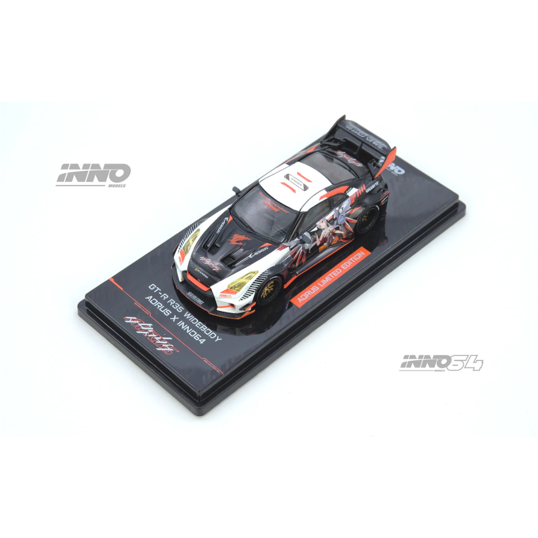 INNO64 Nissan Skyline GT-R R35 Widebody AORUS Limited Edition - IN64-R35LB-AORUS