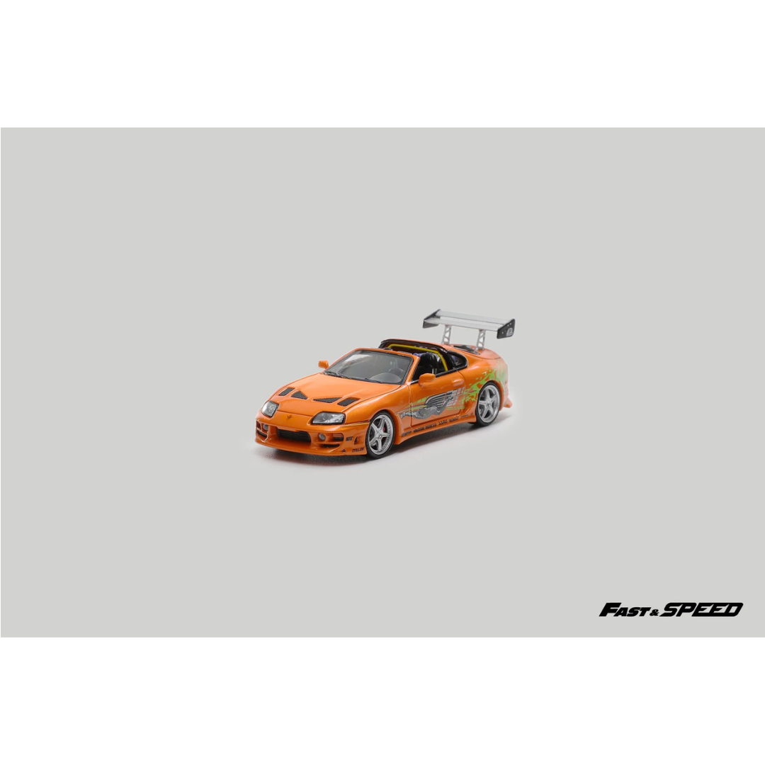 Fast & Speed 1:64 Toyota Supra A80 Targa Bomex Orange Fast & Furious - FS-SUPRA-WOF