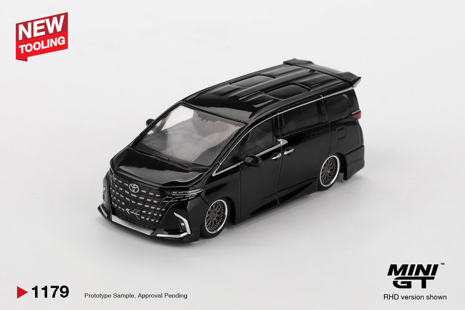 Mini GT Toyota Alphard 40 KUHL Black - MGT01179-BL - Blister Version