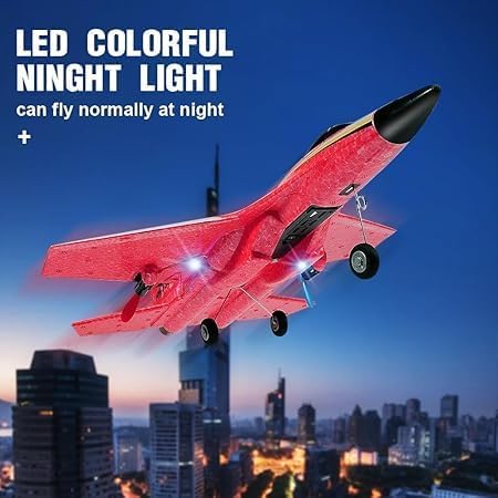 Premium SU-27 Lightning II RC Jet | 1:18 Scale Aircraft Model | LED Night Flying
