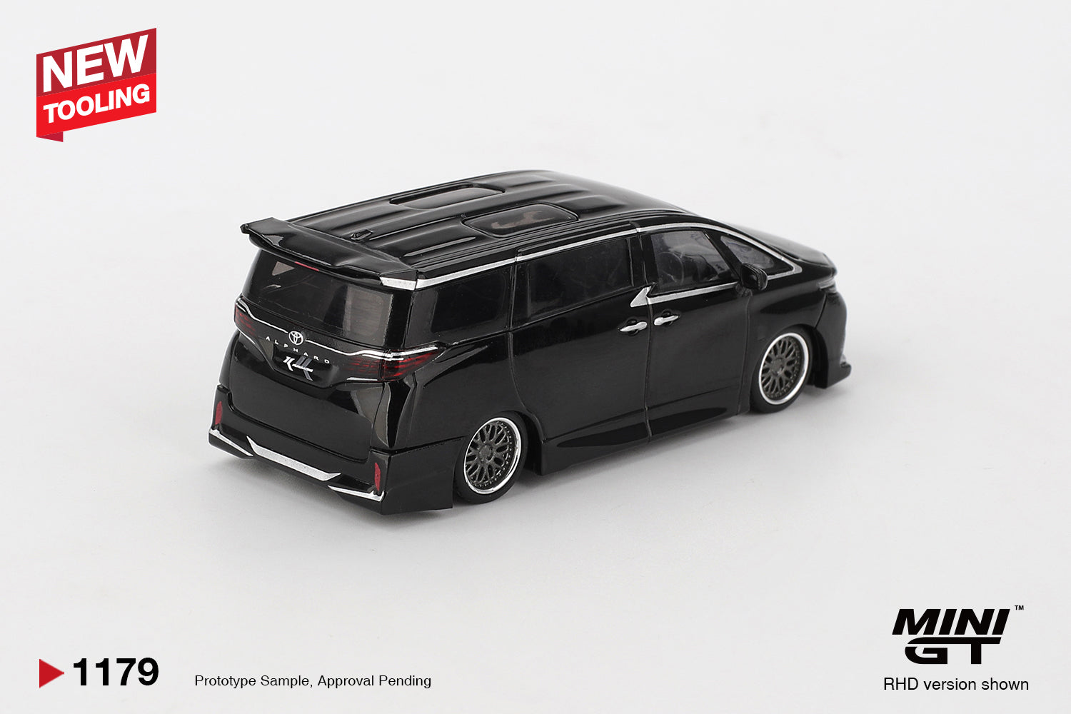 Mini GT Toyota Alphard 40 KUHL Black - MGT01179-BL - Blister Version