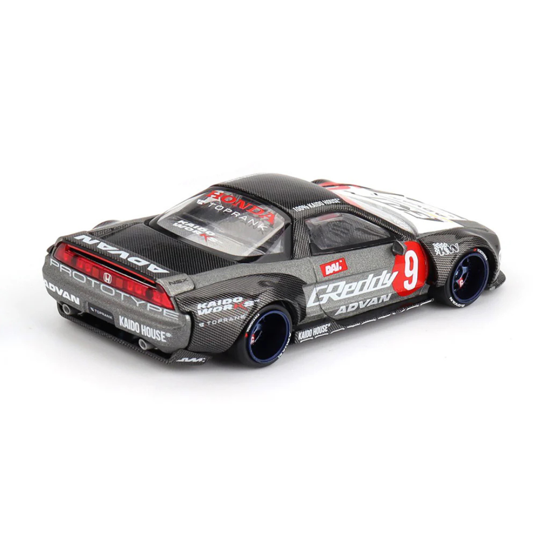 Kaido House x Mini GT Honda NSX Kaido Test Car Spec V1 1:64 Diecast Widebody Car - KHMG190