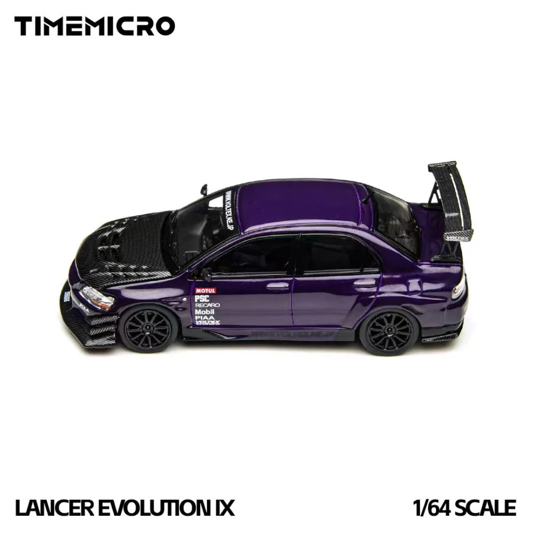 TimeMicro Mitsubishi Lancer Evolution IX Purple - TM800214