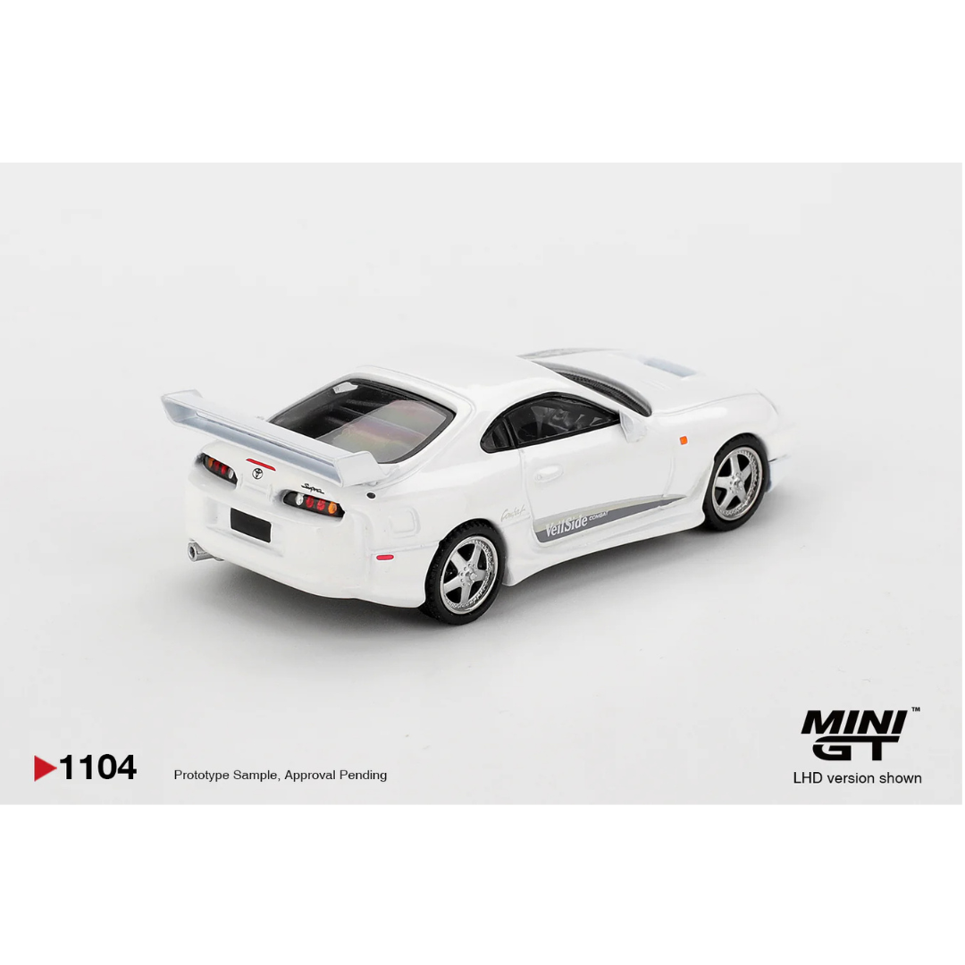 Mini GT Toyota Supra VeilSide Combat V.1 White - MGT01104-BL Blister Version