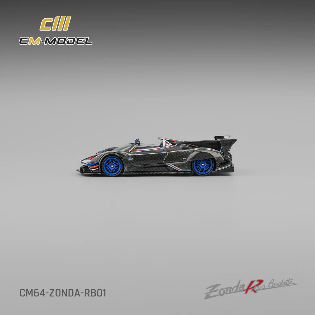 CM-Model Pagani Zonda Revo Barchetta Carbon Fiber Livery - CM64-ZONDA-RB01