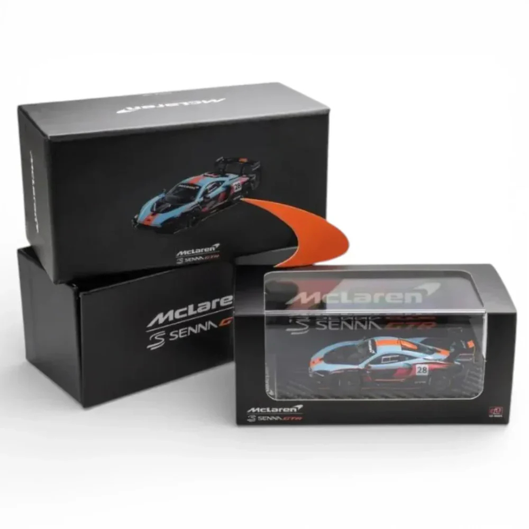 LCD Models McLaren Senna GTR Gulf #28 Racing Hypercar - LCD64024-GU