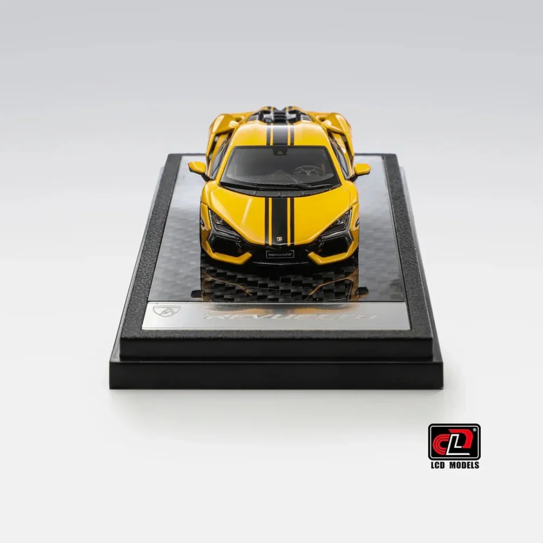 LCD Models Lamborghini Revuelto Yellow Hypercar - LCD64042-YE20
