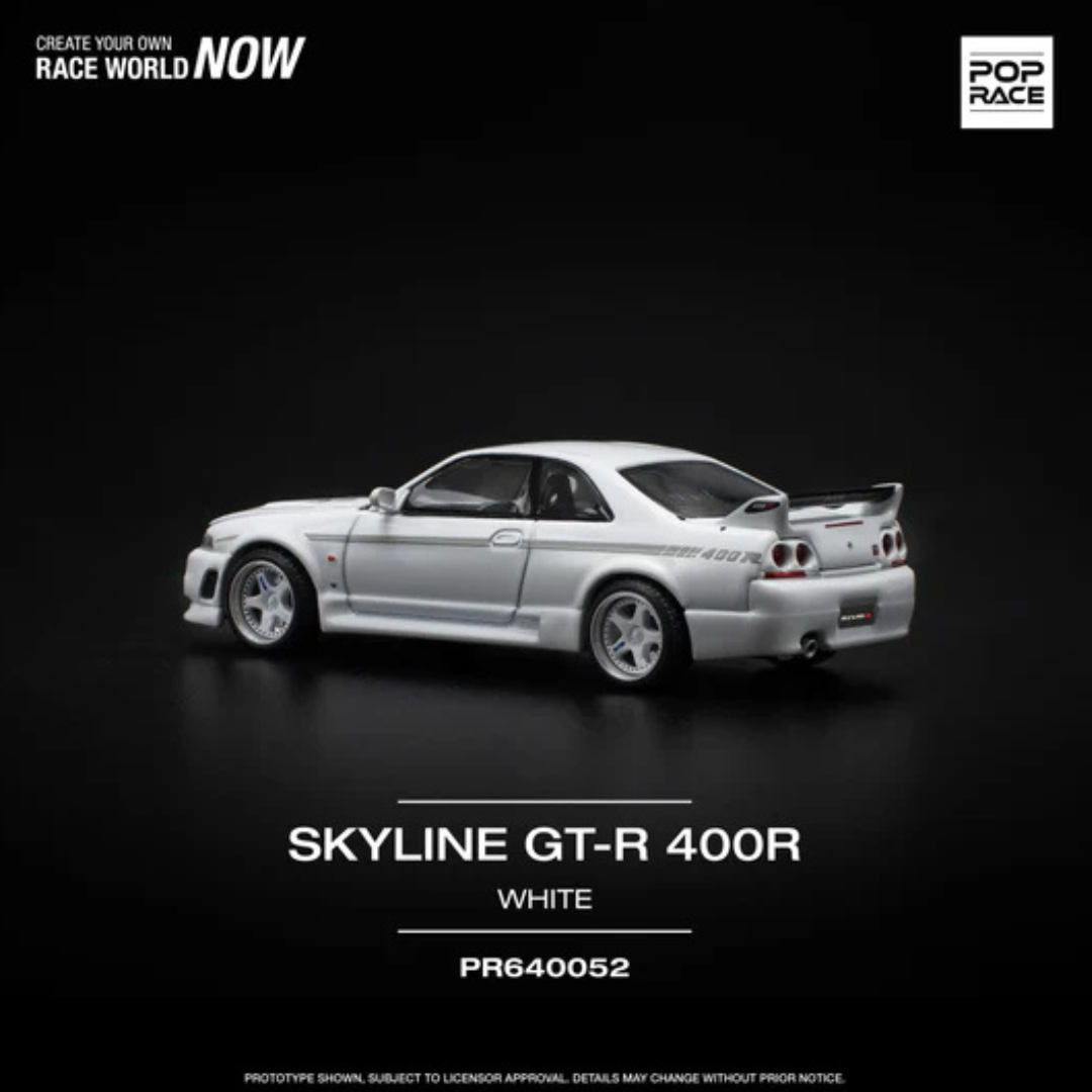 Pop Race Nissan Skyline GT-R 400R White – PR640052