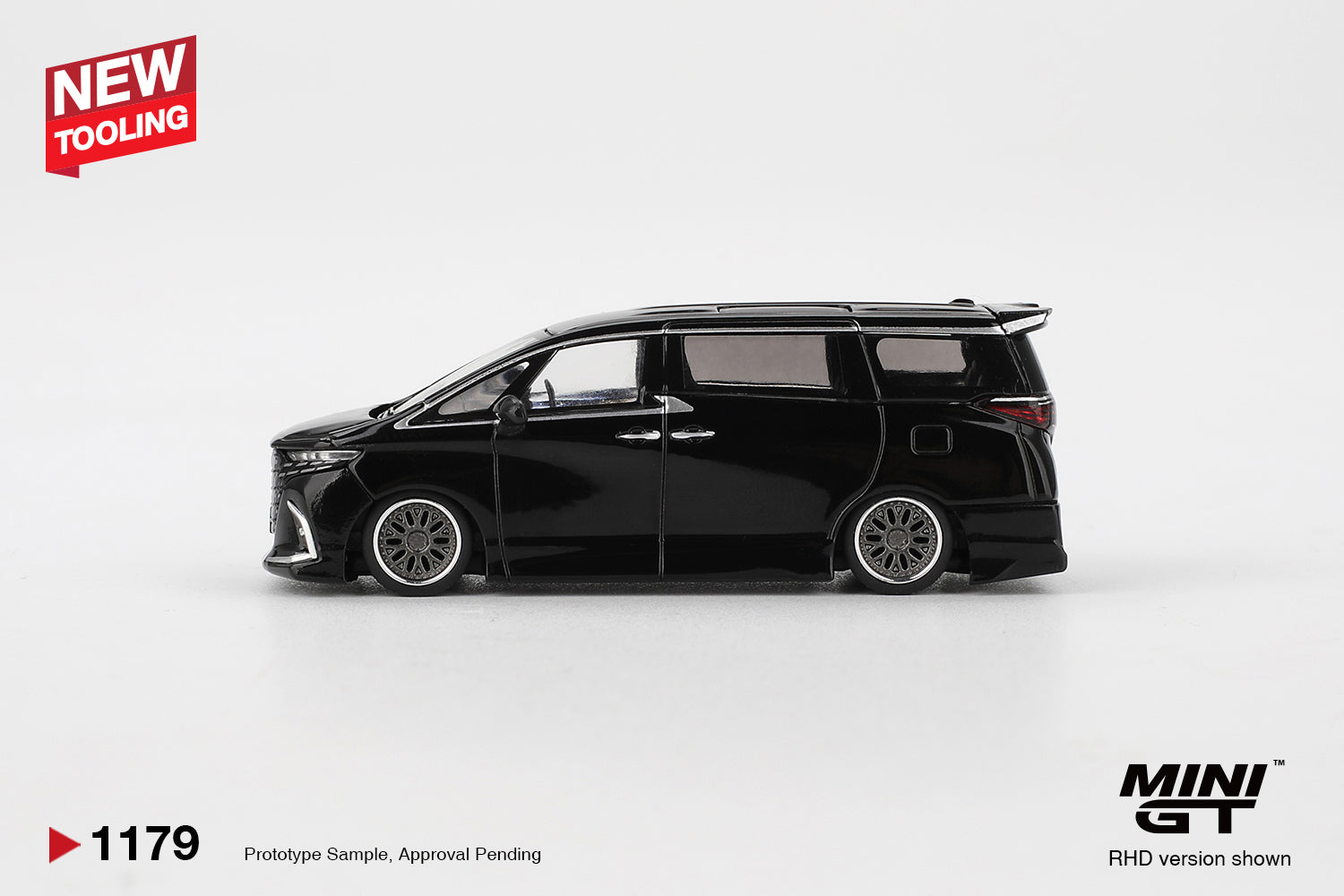 Mini GT Toyota Alphard 40 KUHL Black - MGT01179-BL - Blister Version